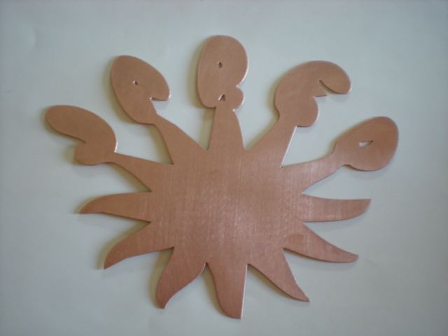 The raw copper part
