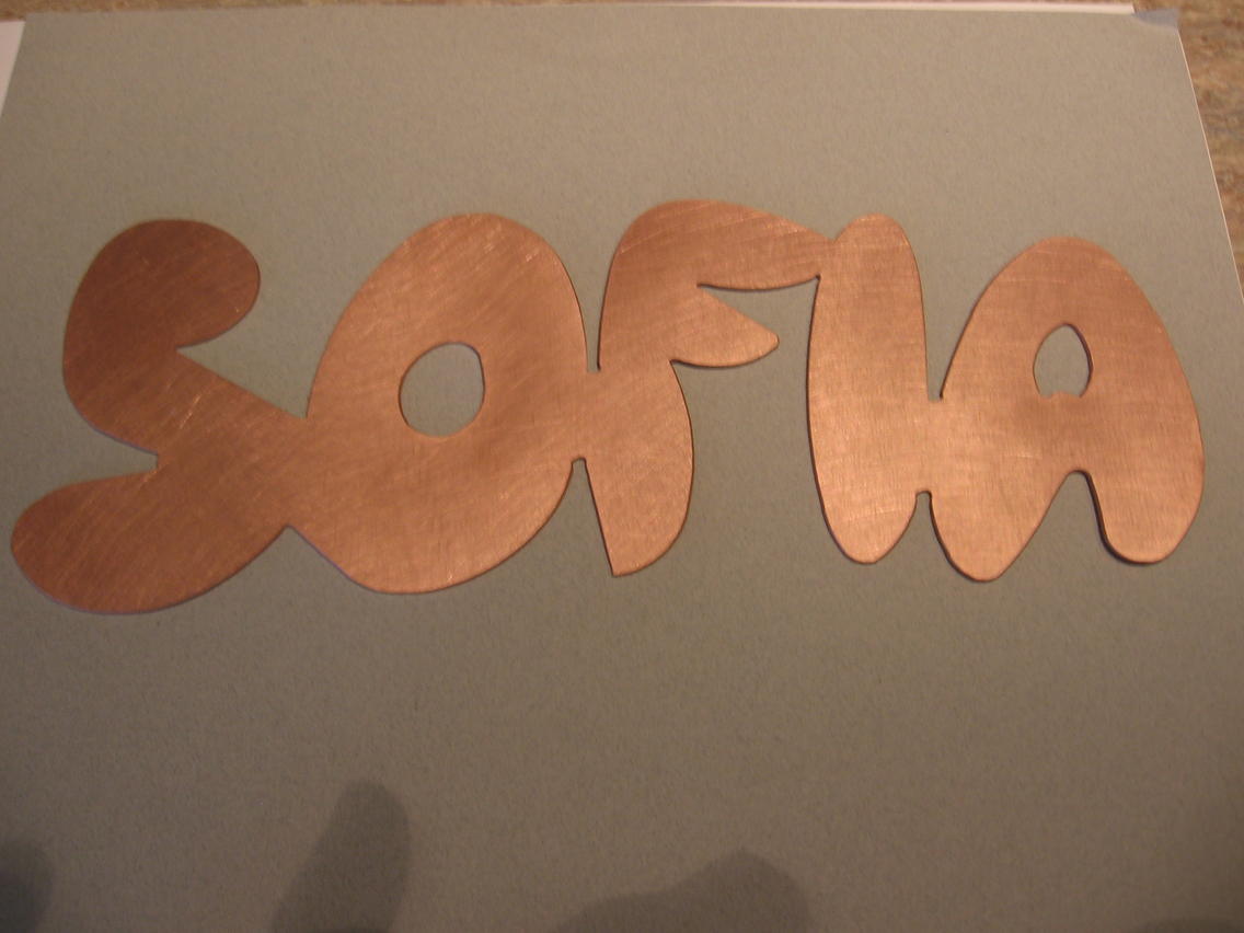 The raw copper part